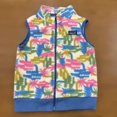 patagoniaパタゴニア カラフル フリースベスト　サイズ4T（104cm）