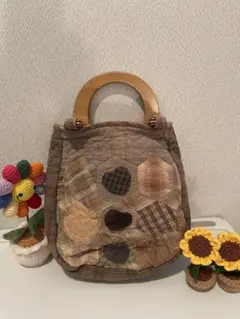 ♡ハンドメイド♡昭和レトロ&30's♡パッチワークBAG、ショルダーベルト付き ♡ハンドメイド♡昭和レトロ&30's♡パッチワークBAG、ショルダー