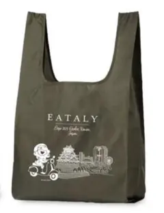 EATALY エコバッグ オリーブグリーン 万博 ミャクミャク 大阪 イータリー