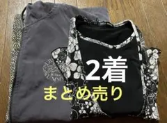 レディース　トップス　ブラウス　シャツ　フード付き　まとめ売り　2枚　春服