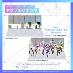"hololive SUPER EXPO 2022"アクリルキーホルダージオラマ