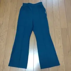 フレアパンツ ダークグリーン