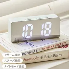 デジタル置時計 アラーム機能付き 3COINS