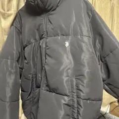U.S. POLO ASSN. ブラック ダウンジャケット L