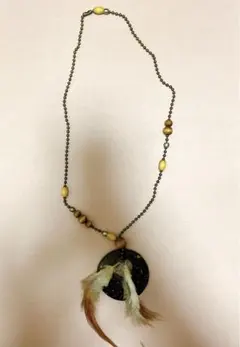 オススメ❣️エスニック　インディアン　アジアン　羽　ネックレス　レディース　メンズ