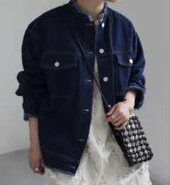 ダークブルー デニムジャケット