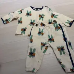 moimoln 動物柄 上下セット 90