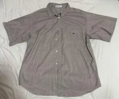 MONO-MART ビッグアソートナンバリング刺繍ボタンダウン半袖シャツ 夏服のサムネイル