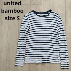 united bamboo ユナイテッドバンブー ボーダー カットソー ロンT