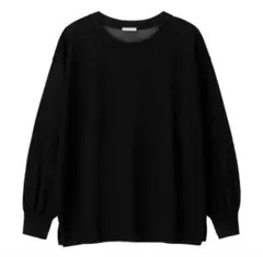 【GU】シアーオーバーサイズセーター