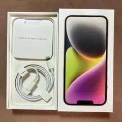 空き箱　iPhone 14の空き箱とケーブル付き
