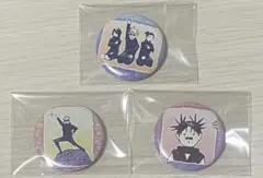 呪術廻戦展　コレクション缶バッジ　プチ　五条悟　夏油傑　家入綃子　脹相