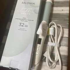 SALONIA 2WAYヘアアイロン 32mm Chillin Green