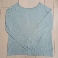 ギャルリーヴィー　グレー　コットン ニット