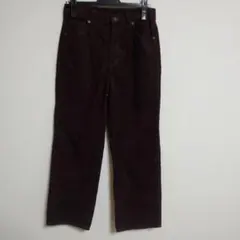 GU ブラウン コーデュロイパンツ M