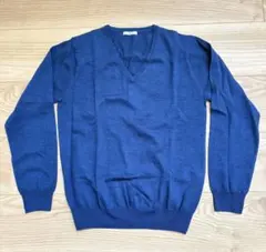 SUIT SELECT ネイビー Vネック セーター 長袖