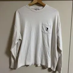 U.S. POLO ASSN. s90 アイボリー Lサイズ 長袖Tシャツ
