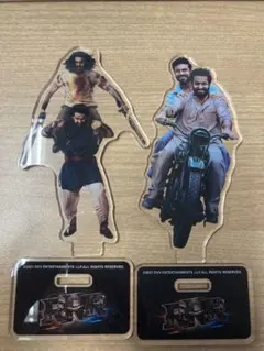 新品　未使用　未開封　大ヒットインド映画　RRR　ＲＲＲ　アクリルスタンド　2枚 新品 未使用 未開封 大ヒットインド映画 RRR RRR アクリル