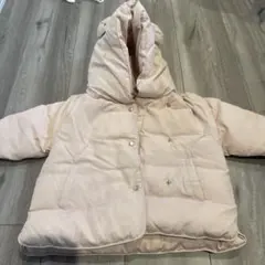 ZARA フード付きジャケット 9-12ヶ月 ピンク　80