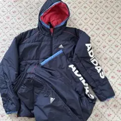 ADIDAS ジャージ上下セット ネイビー