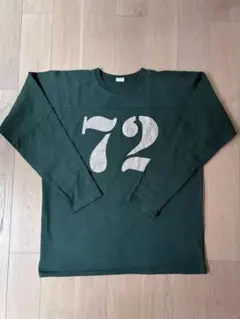 Champion チャンピオン フットボールT 長袖 XL 72 グリーン