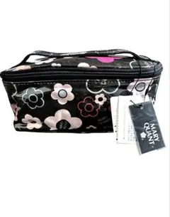 MARY QUANT マリークワント コスメポーチ 黒 新品未使用 タグ付、鏡付