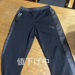 Puma ブラック トレーニングパンツ L