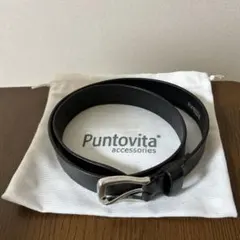 【VINTAGE】Puntovita　高級スタッズレザーベルト イタリア製正規品 VINTAGE】Puntovita 高級スタッズレザーベルト イタリア製正規品