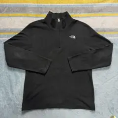 THE NORTH FACE US規格 フリース ハーフジップ M相当 ブラック