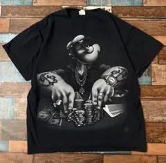 ビンテージ　古着　マイケルジャクソン着用　ポパイ　カジノ　メンズ　半袖tシャツのサムネイル