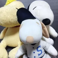 【BIG】 スヌーピー ウッドストック ぬいぐるみ 3点セット