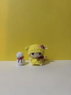 ハンドメイド あみぐるみ 干支お正月飾り ひつじ着ぐるみ赤ちゃん