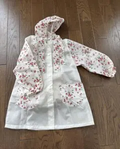 After the rain 花柄レインコート S 80〜90