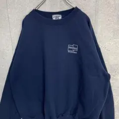 Lee USA製 90s 企業ロゴ刺繍　ネイビースウェット　XL