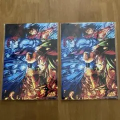 鬼滅の刃　映画入場特典　イラストボード２枚