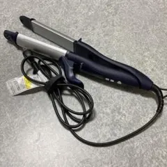 SALONIA 2wayヘアアイロン ネイビー