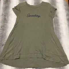 lil nina Aラインカーキ半袖チュニック リルニーナのサムネイル