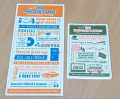 【新品未使用】トラベラーズノート2014 下敷き パスポートサイズ トラベラーズノート パスポートサイズ用 下敷き 和気文具
