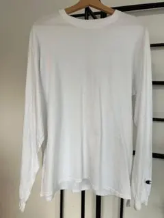 Champion ホワイト 長袖カットソー