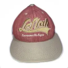 LEFLAH レッドデニムキャップ