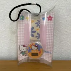 平成レトロ　ハローキティ デジタル時計 花　コレクション用