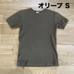 AVIREX リブTシャツ オリーブ Ｓサイズ
