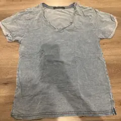 VENCE EXCHANGE Vネック Tシャツ デニム風のサムネイル
