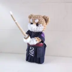 ひとりごつ様専用 あみぐるみ剣道部 柴犬