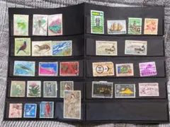 切手③　国内、海外製のセット