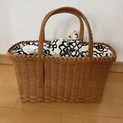 ミンネ ハンドメイド エコクラフト カゴバッグ
