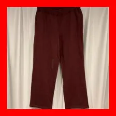 ユニクロ　ワインレッド　ボルドー　スウェットパンツ　バーガンディ ゴムウエスト