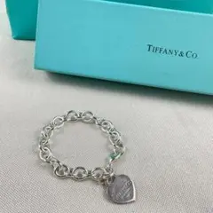 美品 Tiffany & Co. シルバーチェーンブレスレット