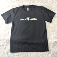 black knight　Tシャツ　半袖　バックプリント　黒
