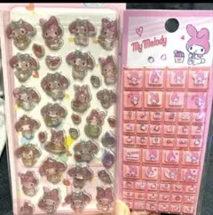 SALE！硬い3Dシール　ブロックシール　マイメロセット